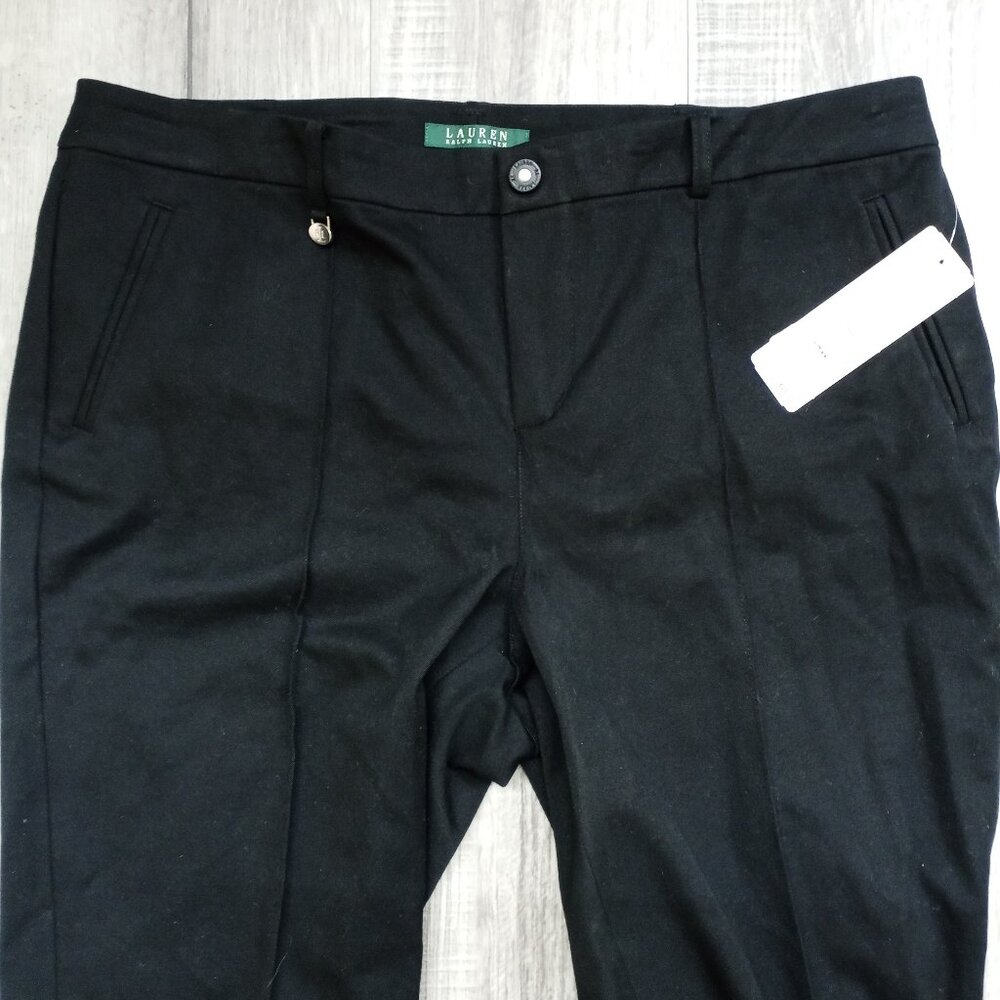 Lauren Ralph Lauren Black Slacks Dress Pants Women's size 14 NEW WITH TAGS